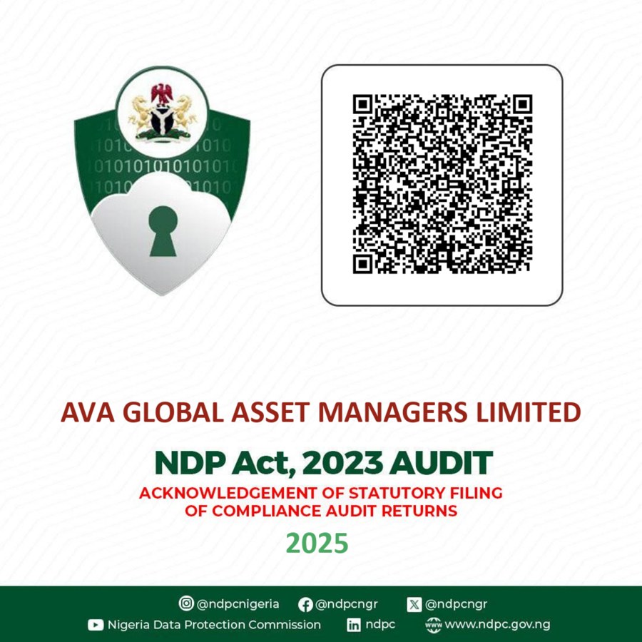 AVA Global Asset Managers Limited - NDPR compliance audit badge