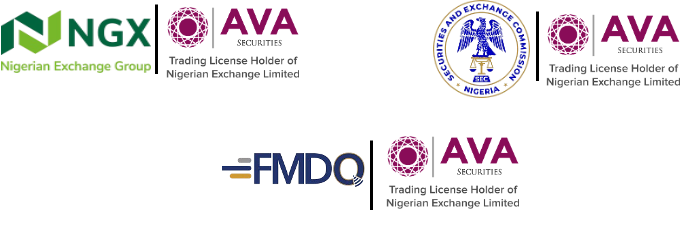 AVA Securities memberships: Nigerian Exchange Group, Securities and Exchange Commission, and FMDQ