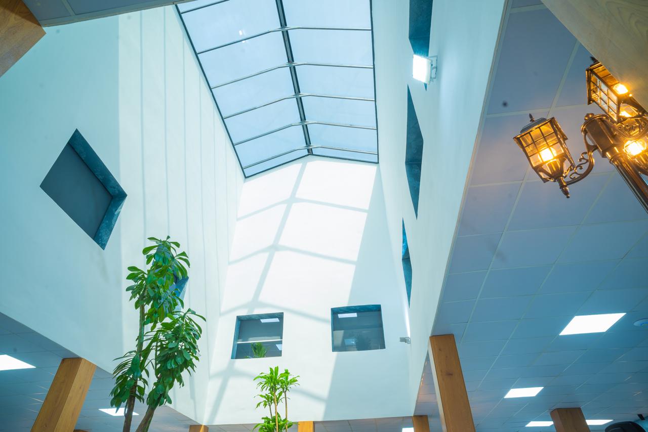 AVA atrium with skylight